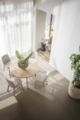 Glenside Round Extendable Dining Table Ø130 cm – Oak – 2
