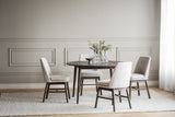 Tyler Round Extendable Dining Table Ø120 cm – Brown Oak – 5