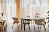 Derrymore Round Extendable Dining Table 120 cm – Whitewash Oak – 3