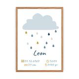Regen des Glücks Newborn Metrics Picture