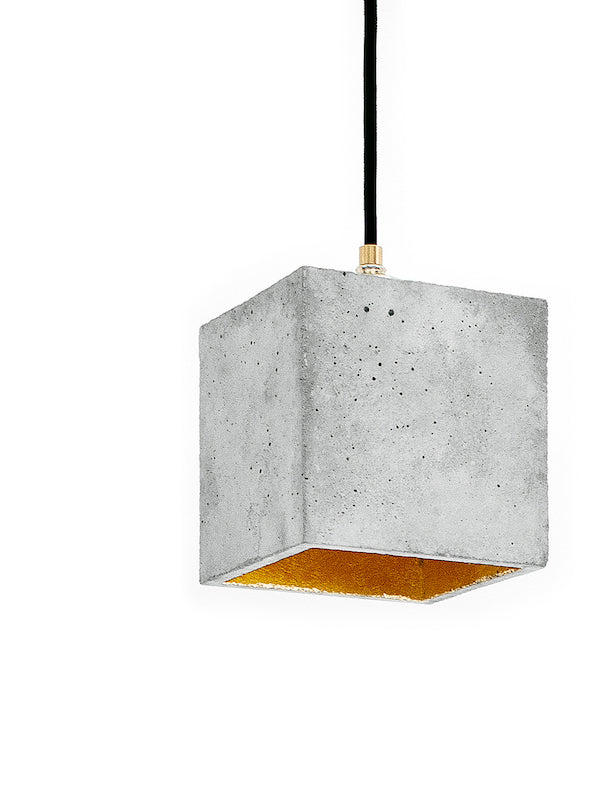 [B1] Pendant Light Grey Cubic, GANTlights Berlin- D40Studio