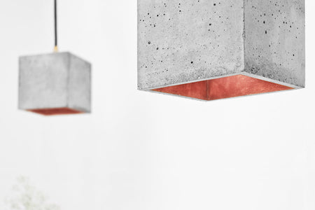 [B1] Pendant Light Grey Cubic, GANTlights Berlin- D40Studio