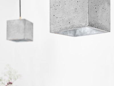 [B1] Pendant Light Grey Cubic, GANTlights Berlin- D40Studio