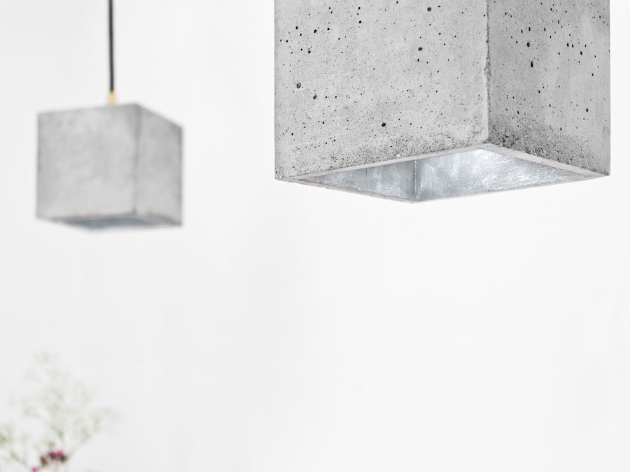 [B1] Pendant Light Grey Cubic, GANTlights Berlin- D40Studio