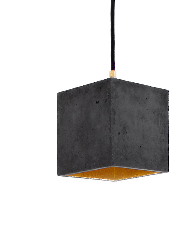 [B1] Pendant Dark Grey Cubic, GANTlights Berlin- D40Studio