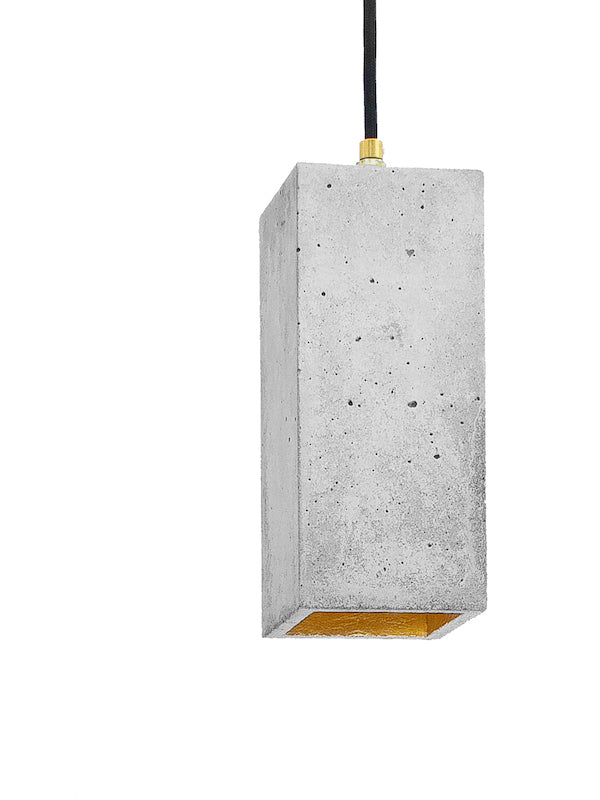 [B2] Pendant Light Grey Rectangular, GANTlights Berlin- D40Studio