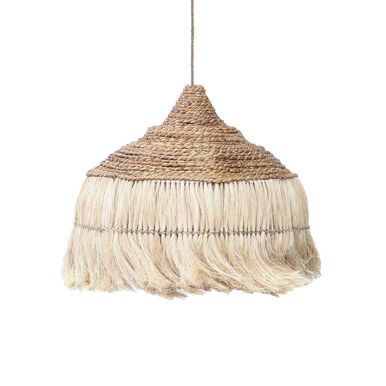 The Abaca Hoola Pendant - Natural - L
