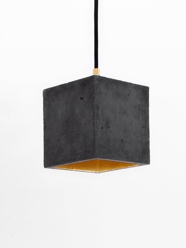 [B1] Pendant Dark Grey Cubic, GANTlights Berlin- D40Studio