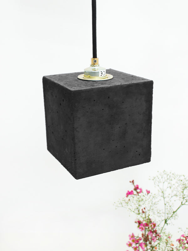 [B1] Pendant Dark Grey Cubic, GANTlights Berlin- D40Studio