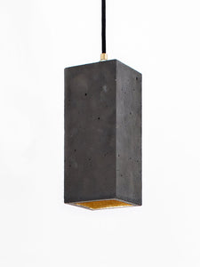 [B2] Pendant Dark Grey Rectangular, GANTlights Berlin- D40Studio