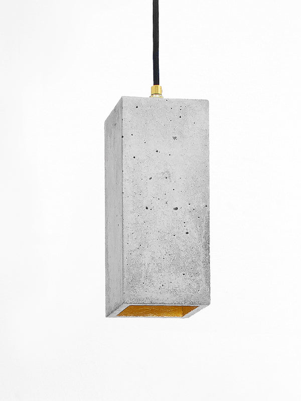 [B2] Pendant Light Grey Rectangular, GANTlights Berlin- D40Studio