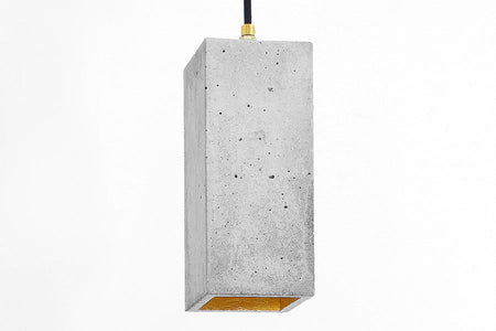 [B2] Pendant Light Grey Rectangular, GANTlights Berlin- D40Studio
