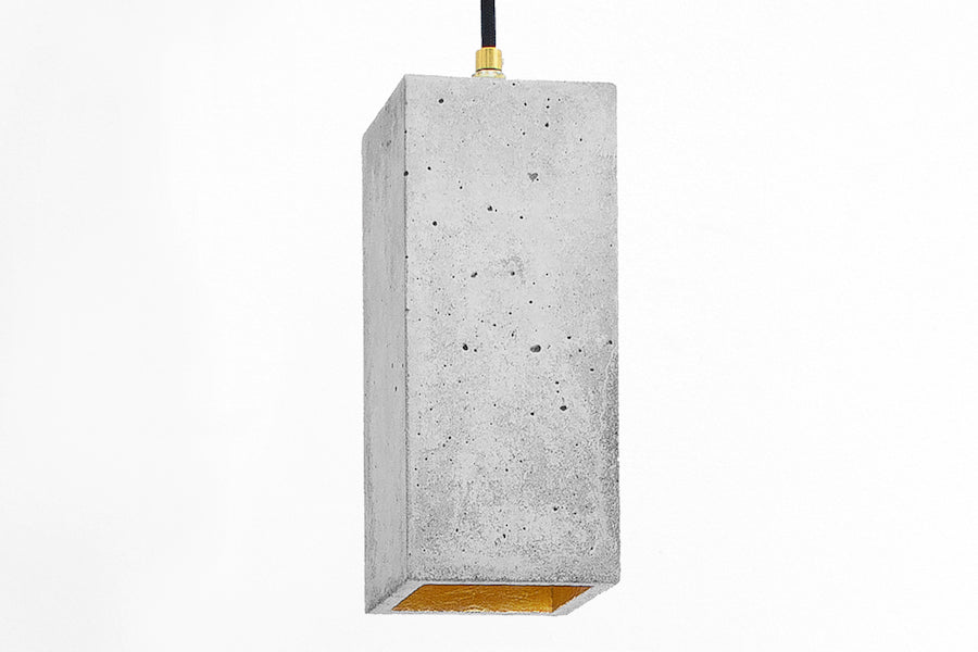 [B2] Pendant Light Grey Rectangular, GANTlights Berlin- D40Studio