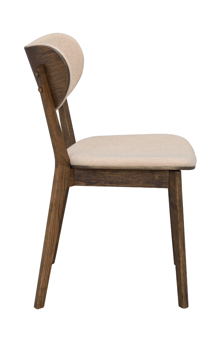 KATO Set of 2 Brown Oak Chairs