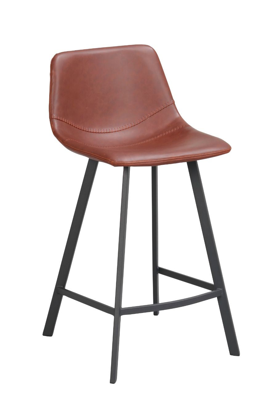 AUBURN Barstuhl Cognac 2er Set ROWICO