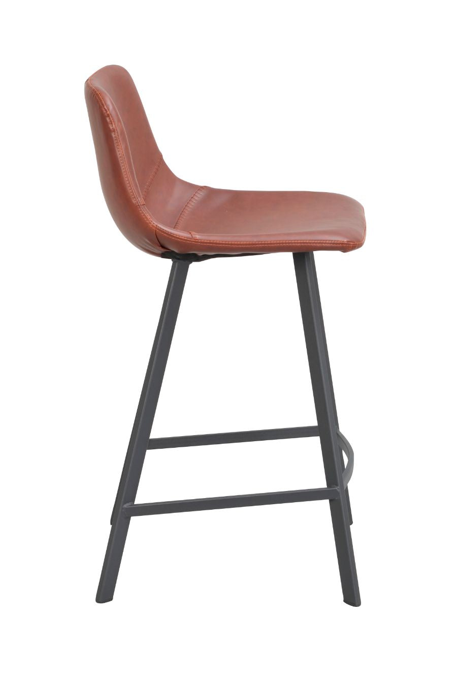 AUBURN Barstuhl Cognac 2er Set ROWICO
