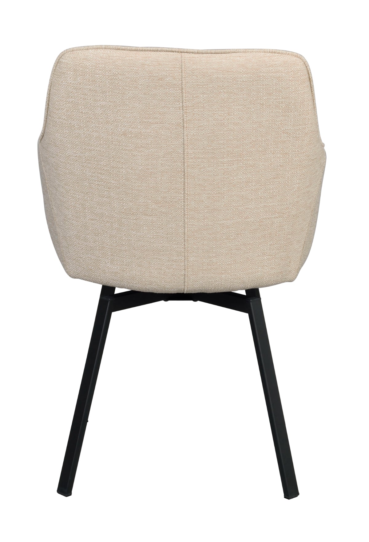 ALISON Swivel Light Beige Set of 2 Armchairs ROWICO