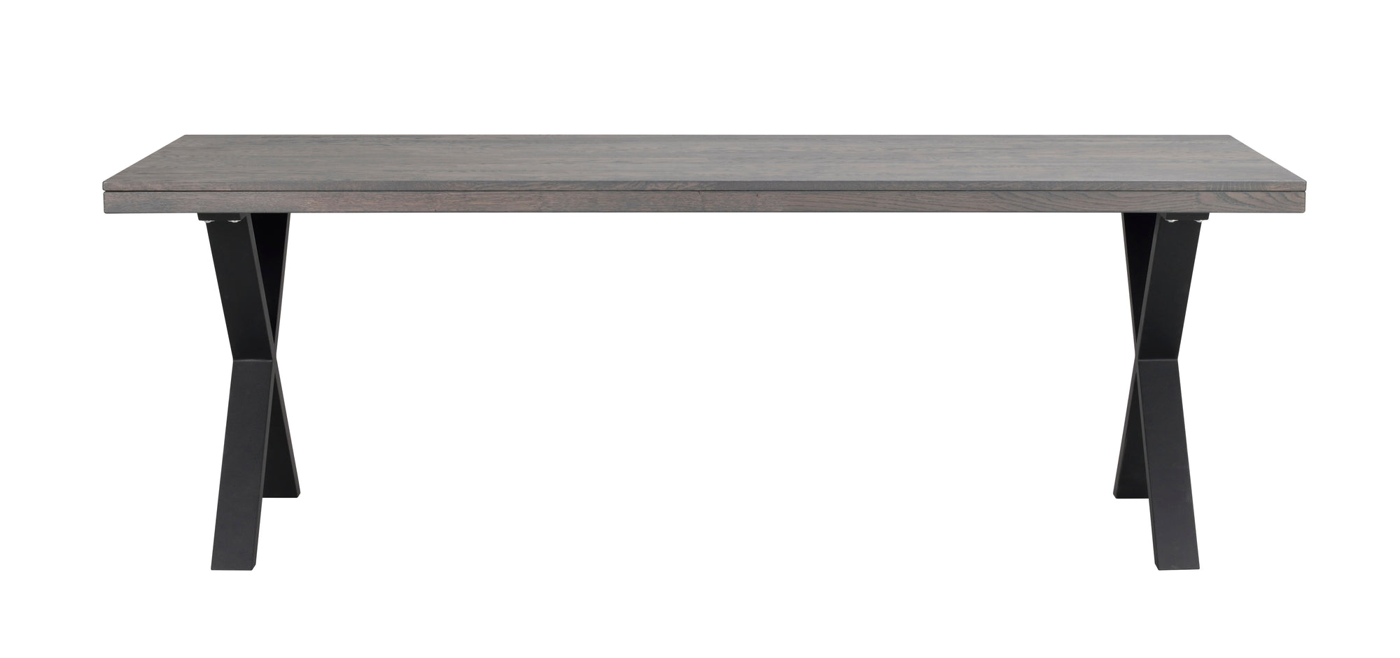 BROOKLYN X-Beine geräucherte Eiche Esstisch 220/320CM ROWICO
