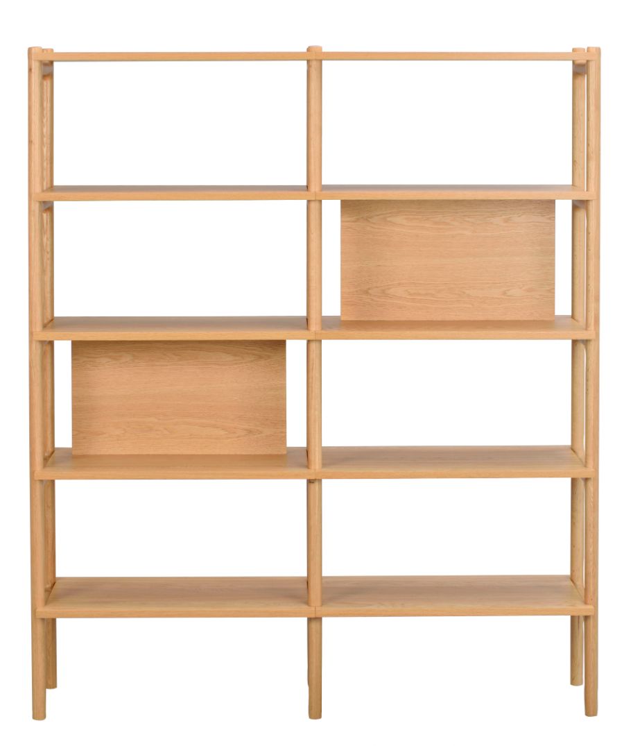 HOLTON Eiche Bücherregal 140 CM - Outlet