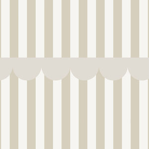 Simple Rustic Beige White Wallpaper