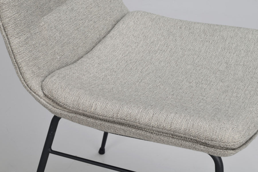 LOWELL Set of 2 Grey Chairs