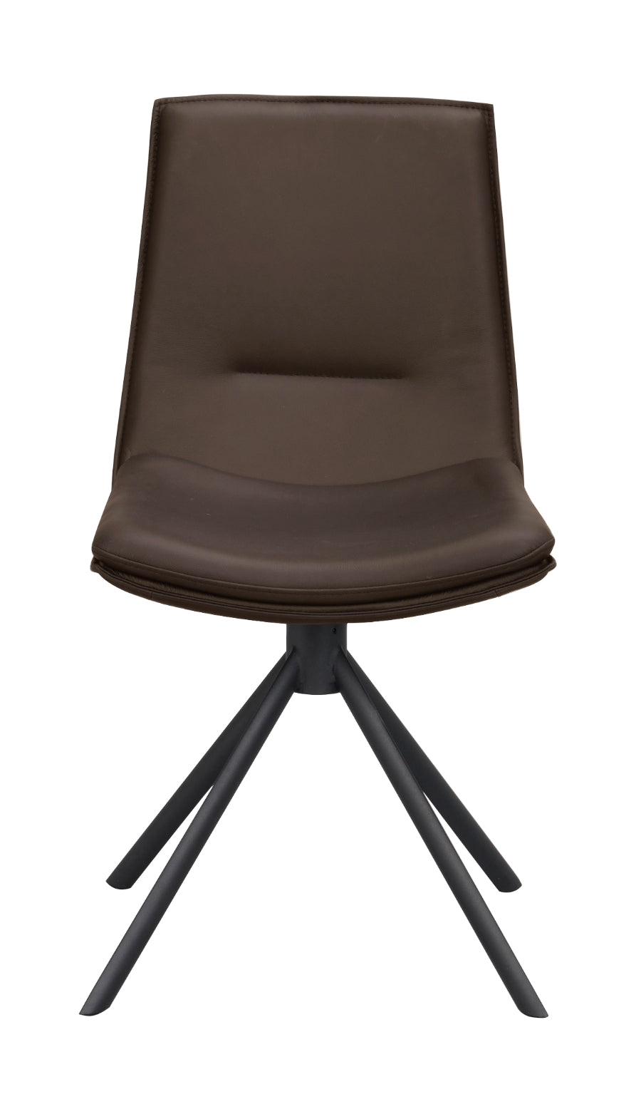 LOWELL Set mit 2 Drehstühlen aus Leder