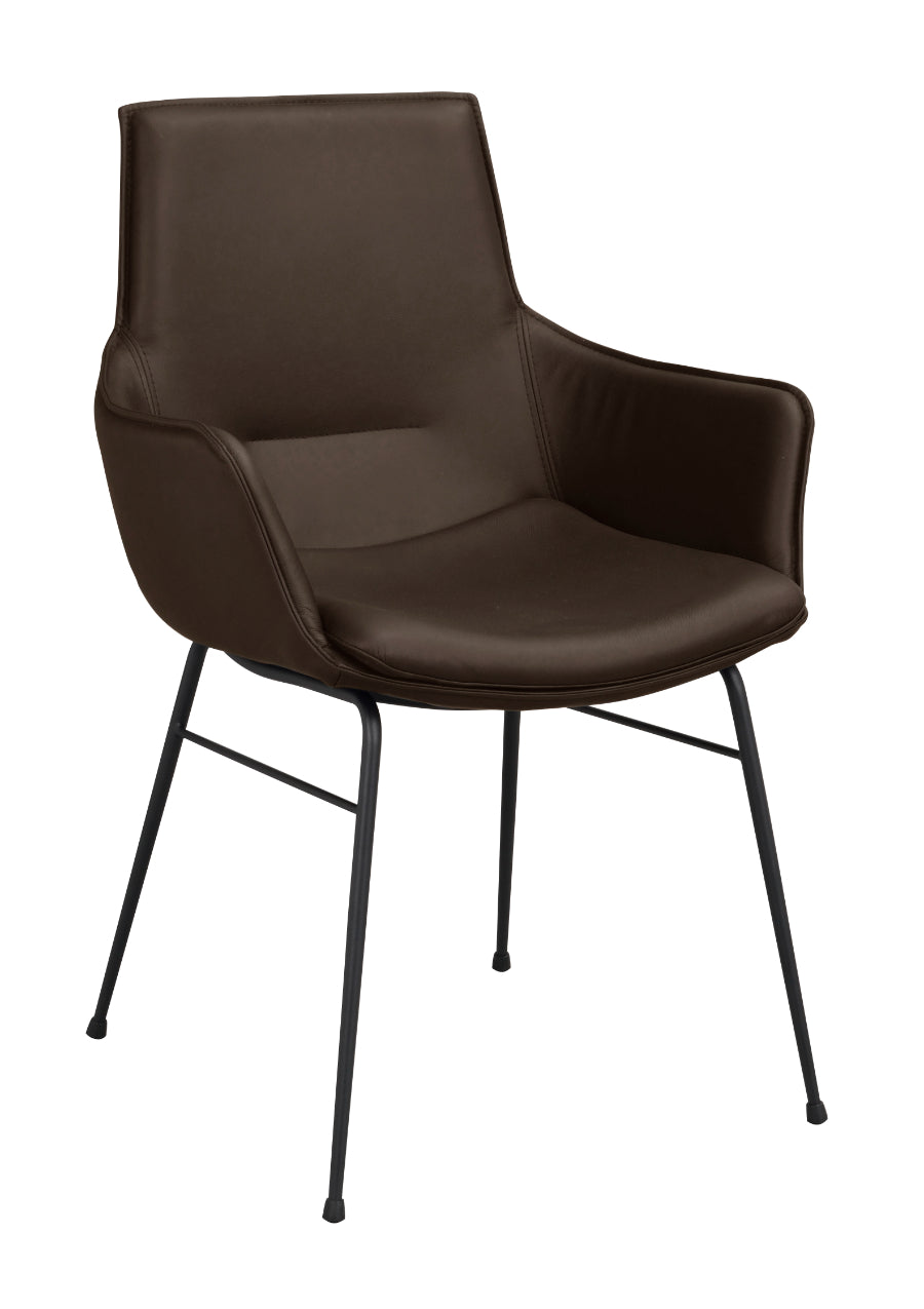 LOWELL Ledersessel – 2er-Set