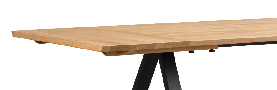CARRADALE Esstisch mit V-Bein, 220 bis 320 cm