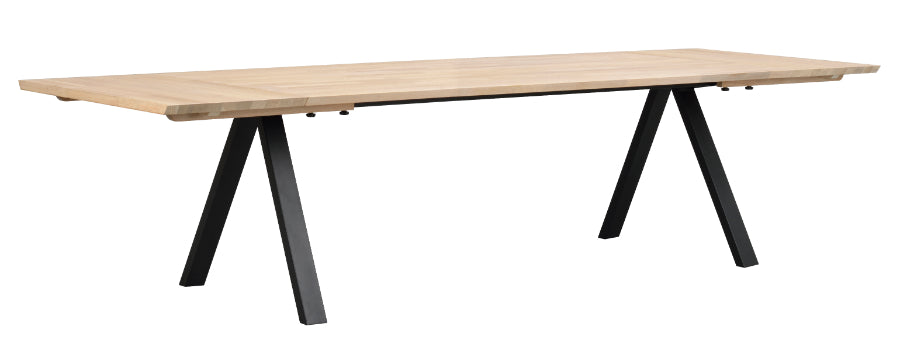 CARRADALE Esstisch mit V-Bein, 220 bis 320 cm