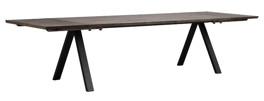 CARRADALE Esstisch mit V-Bein, 220 bis 320 cm