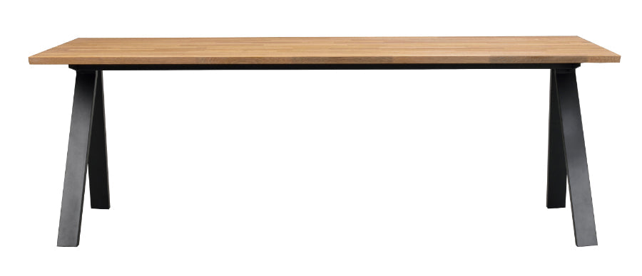 CARRADALE Esstisch mit V-Bein, 220 bis 320 cm