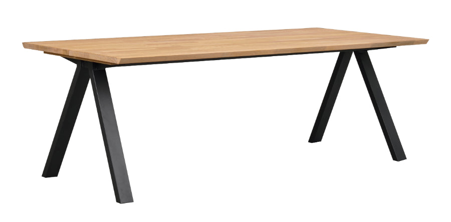 CARRADALE Esstisch mit V-Bein, 220 bis 320 cm