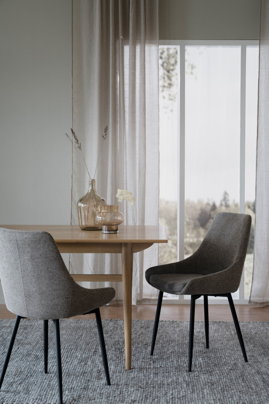 SIERRA Stoff-Set mit 2 Stühlen