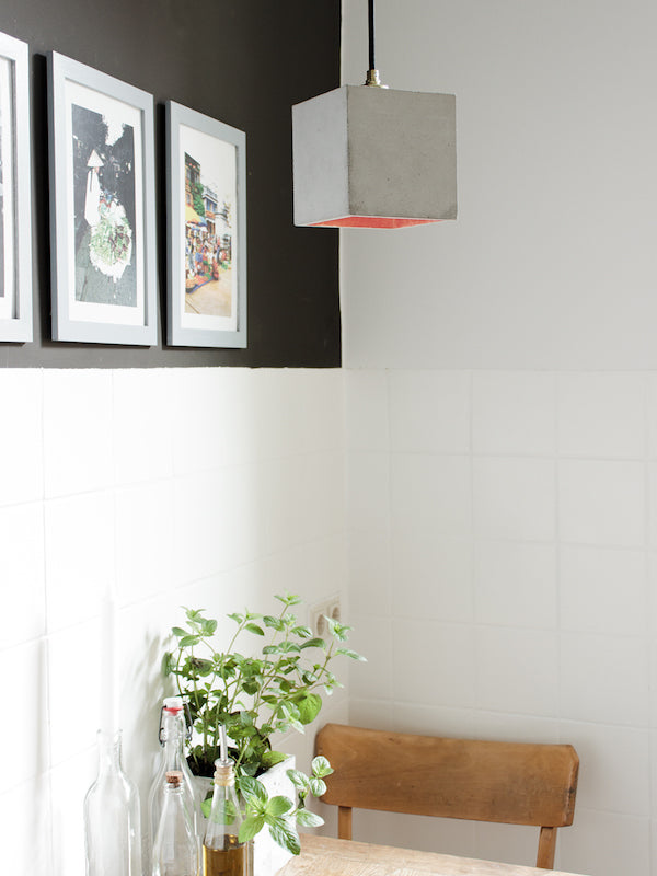 [B1] Pendant Light Grey Cubic, GANTlights Berlin- D40Studio