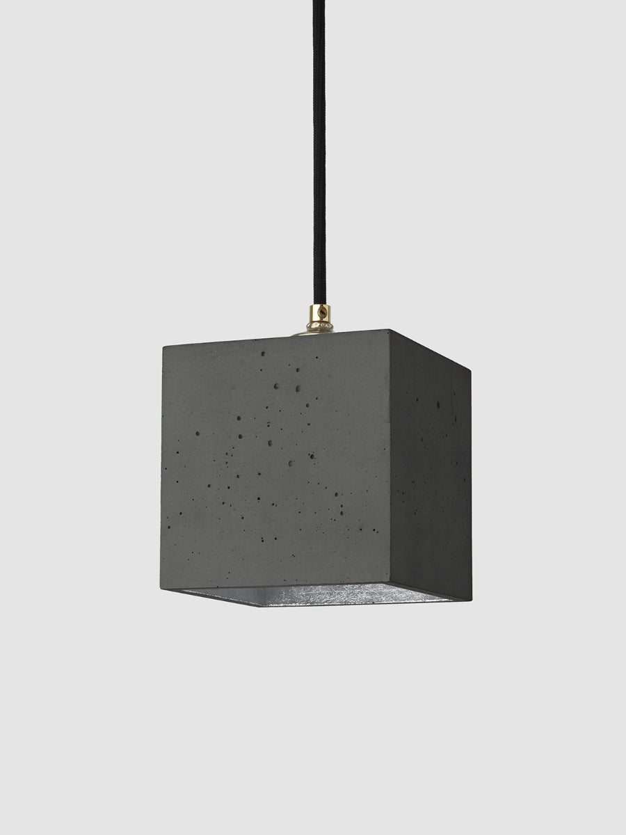 [B1] Pendant Dark Grey Cubic