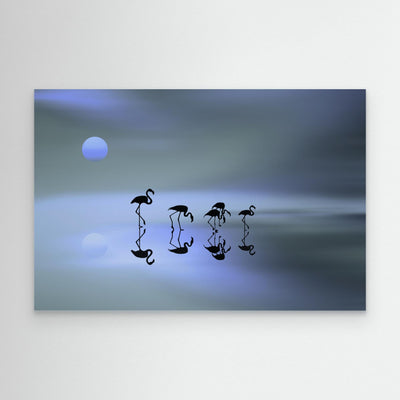 Group of Flamingos by Natalia