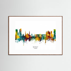 Beirut Lebanon Skyline by Michael Tompsett