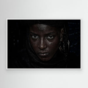 Girl watching the gerewol festival-III - Niger by Joxe Inazio Kuesta Garmendia