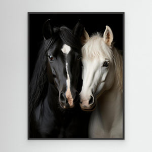 Horses 0001 P Horse Friends 3 by Bilge Paksoylu