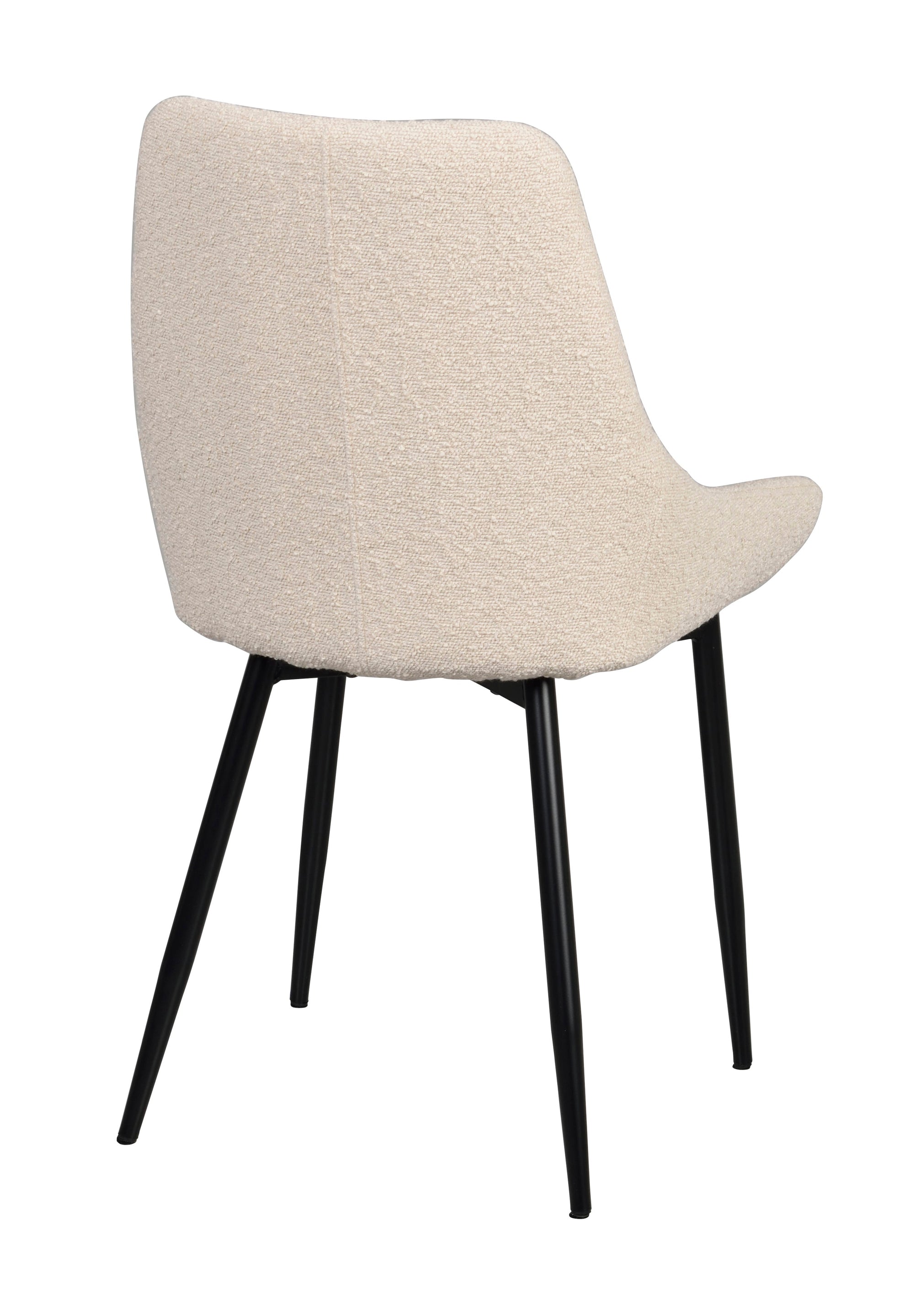 SIERRA Fabric Set of 2 Chairs – Beige Bouclé – 8