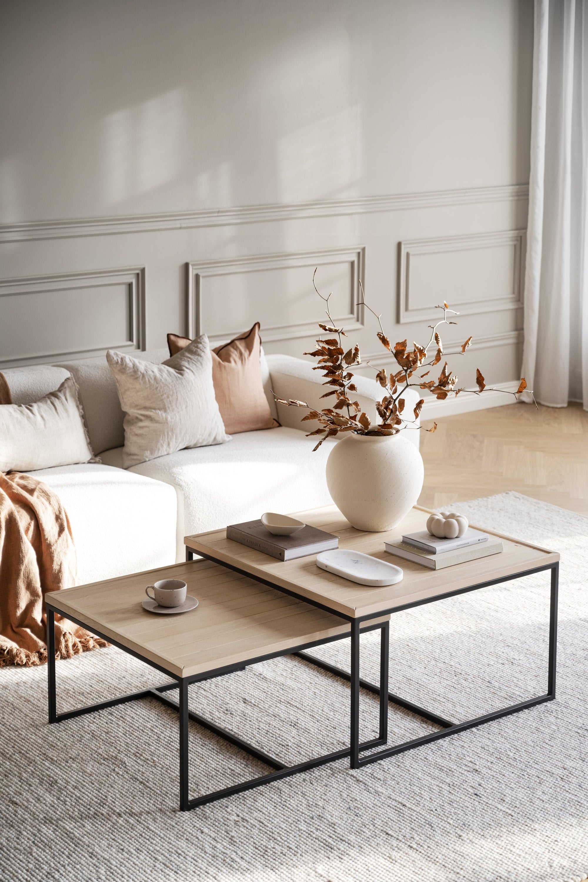 Deerfield Coffee Table 80 x 80 cm – Whitewash Oak – Default Title – 7