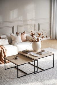 Deerfield Coffee Table 80 x 80 cm – Whitewash Oak – Default Title – 7