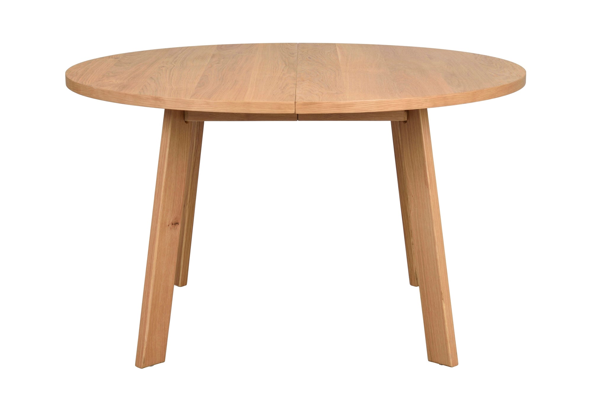 Glenside Round Extendable Dining Table Ø130 cm – Oak – 1