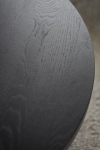 Boxford Round Coffee Table Ø110 cm – Black Oak – 4