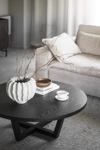 Boxford Round Coffee Table Ø110 cm – Black Oak – 2