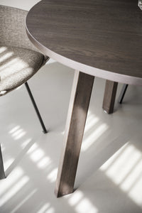Glenside Round Extendable Dining Table Ø130 cm – Brown Oak – 5
