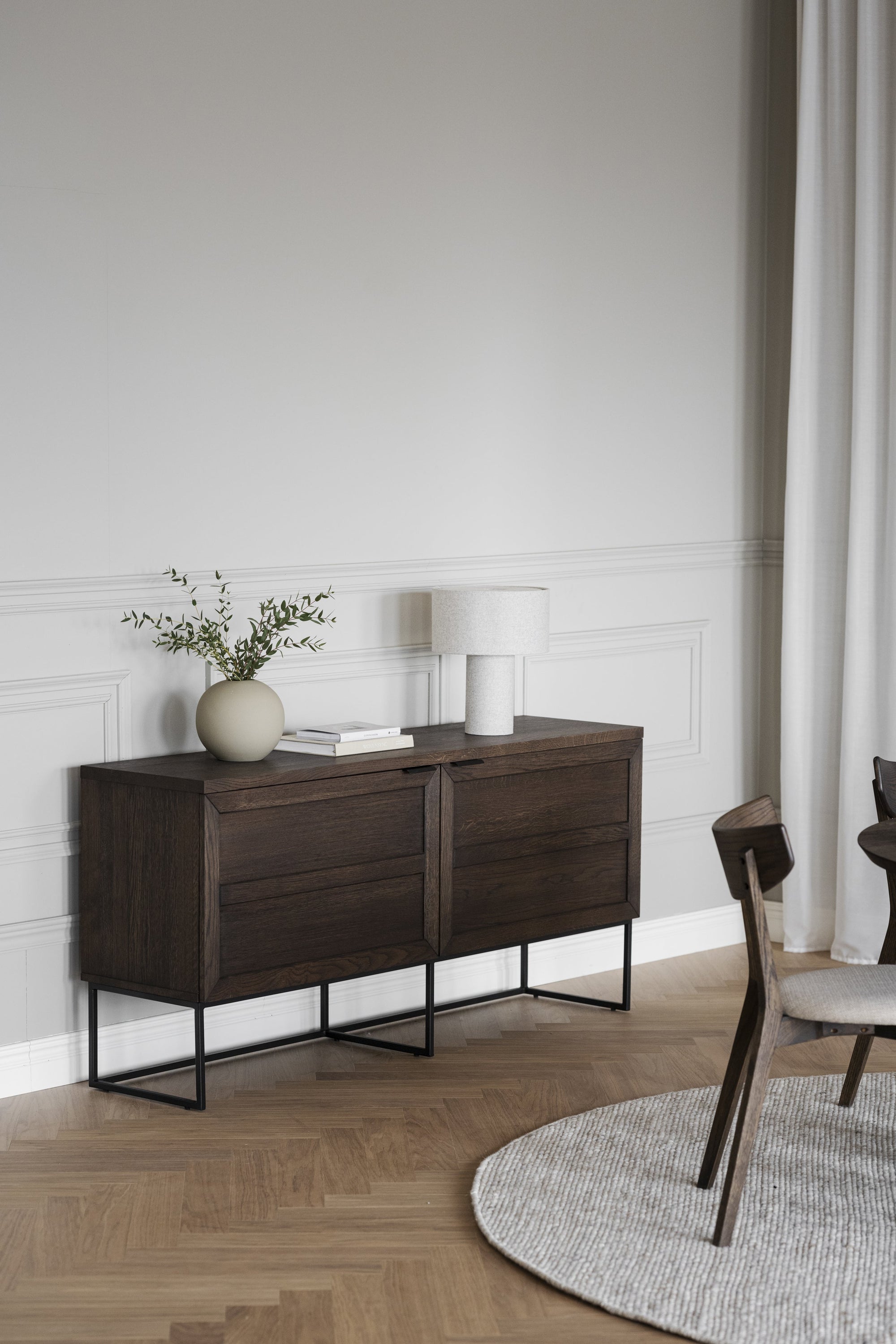 EVERETT Oak Sideboard 160CM – Brown Oak – 2