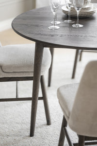 Tyler Round Extendable Dining Table Ø120 cm – Brown Oak – 3