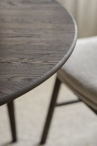 Tyler Round Extendable Dining Table Ø120 cm – Brown Oak – 4