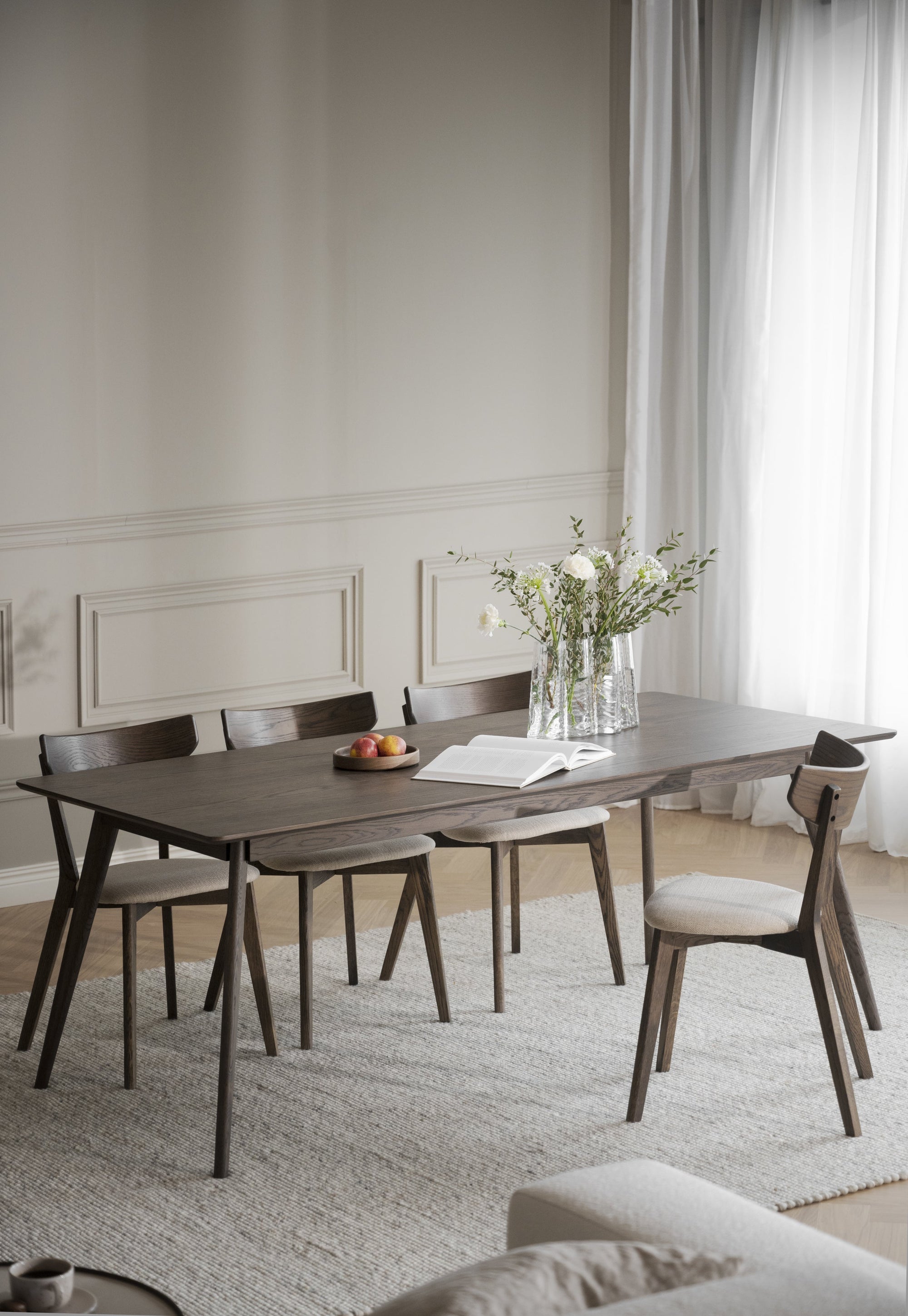 YUMI Brown Extending Table 190/280CM – Standard table – 190 cm – 2